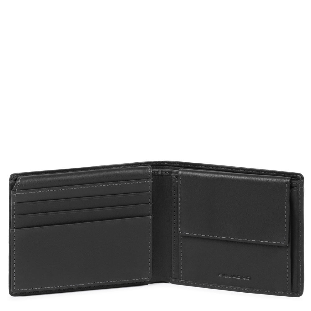 Portafoglio Uomo Con Porta Documenti Piquadro Nero PU4518S111R/N