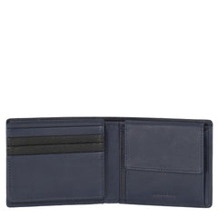 Portafoglio Piquadro Uomo Con Volantino Blu Notte PU4518S118R/BLU