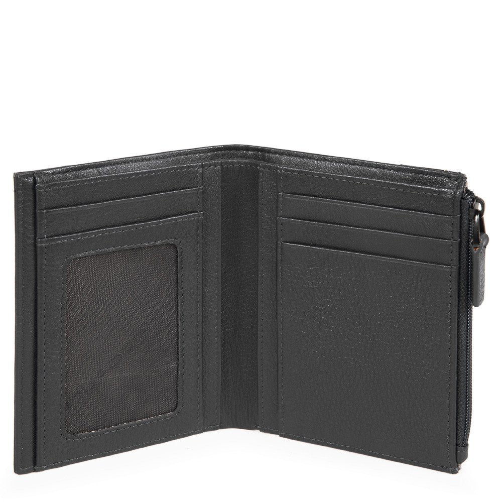 Piquadro Portafoglio Uomo Verticale Chevron/nero PU4526P16