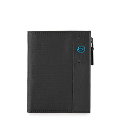 Piquadro Portafoglio Uomo Verticale Chevron/nero PU4526P16