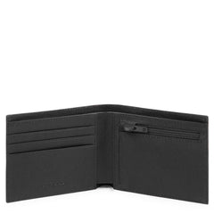 Portafoglio Uomo Sottile Con Portamonete Piquadro Nero PU4823B3R/N