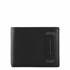 Piquadro Portafoglio Uomo Con Tasca Porta Monete Chiusa Nero PU4823W103R/N