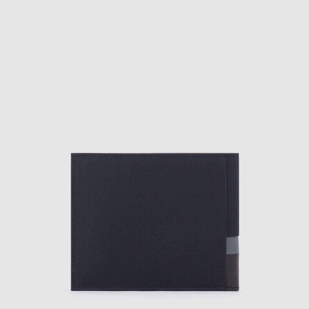 Piquadro PU4823W115R - Portafoglio Uomo Sottile Con Porta Monete Nero