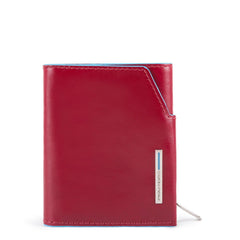 Portafoglio Mini Con Tasca Porta Monete Laterale Rosso Piquadro PU5114B2R/R