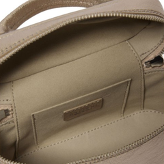 Orciani Mini Joy Pepita Borsa in Pelle Metallizzata Bronzo