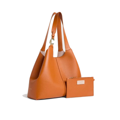 Coccinelle C-Easy Large Borsa a Spalla in Pelle Crab