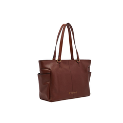 The Bridge Letizia Borsa Shopper in Pelle Marrone