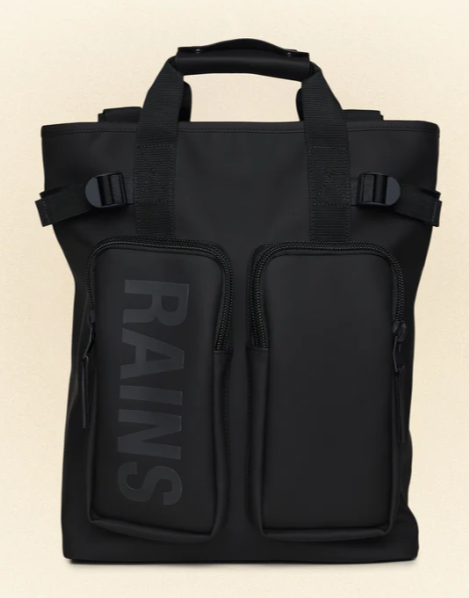 De Santis zaino Nero Rains 14240BLA, lo Zaino Impermeabile: Funzionalità e Stile Unici.