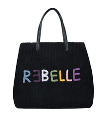 REBELLE 1WR242W3TX0168B375 DOLLY SHOPPING M WARM BLACK/MULTICOLOR