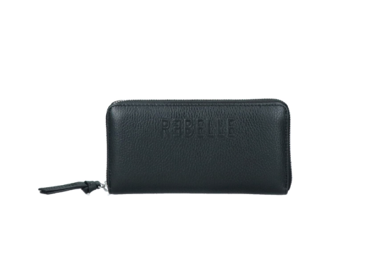 REBELLE 2WRE15W3LE0444A375 BASIC BIG ZIP AROUND DOLLARO BLACK