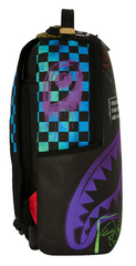 ZAINO SPRAYGROUND SHARK CENTRAL STENCILS - BLACK DLXSV