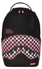 ZAINO SPRAYGROUND SHARK CENTRAL BREAKUP CHECK SORBET GREY