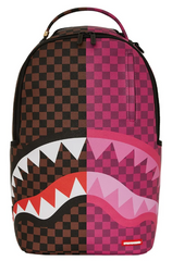 ZAINO SPRAYGROUND SPLIT SIP PINK CHECK DLXSV