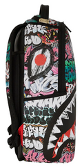 ZAINO SPRAYGROUND SPLIT CYBERSHARK DLXSV