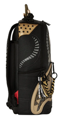 ZAINO SPRAYGROUND AI WONDERLAND GOLD AND BLACK