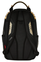 ZAINO SPRAYGROUND AI WONDERLAND GOLD AND BLACK