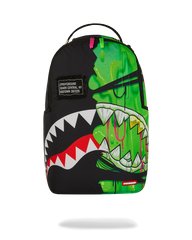 ZAINO SPRAYGROUND HALLOWEEN SHARK CENTRAL DRIP SPLIT