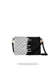 POCHETTE SPRAYGROUND CREAM CHECK SIDE DRIP CROSSOVER