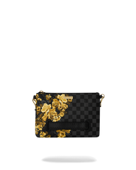 POCHETTE SPRAYGROUND GOLD FLORAL REMIX CROSSOVER