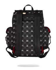 ZAINO SPRAYGROUND GRAY PEEKING CHARACTER CHECK MONTE CARLO