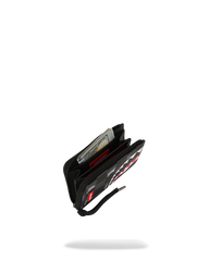 PORTAFOGLI SPRAYGROUND GRAY PEEKING CHARACTER CHECK