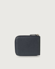 Orciani, portafoglio micron in pelle con portamonete navy SU0094MIC-NVY
