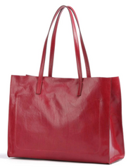 De Santis borsa The bridge 04470201.IJ, la borsa in pelle rossa 100% made in italy