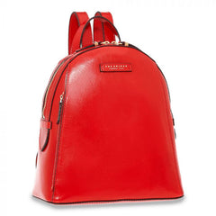 The Bridge 04258301.9I Zaino Rosso Ciliegia/Oro