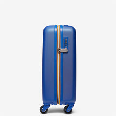 K-Way 8AKK1G01L05 K-Air Cabin Trolley - Luggage Bags - Trolley - Unisex - Blue Royal Marine-Green Blackish