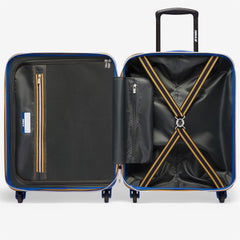 K-Way 8AKK1G01L05 K-Air Cabin Trolley - Luggage Bags - Trolley - Unisex - Blue Royal Marine-Green Blackish
