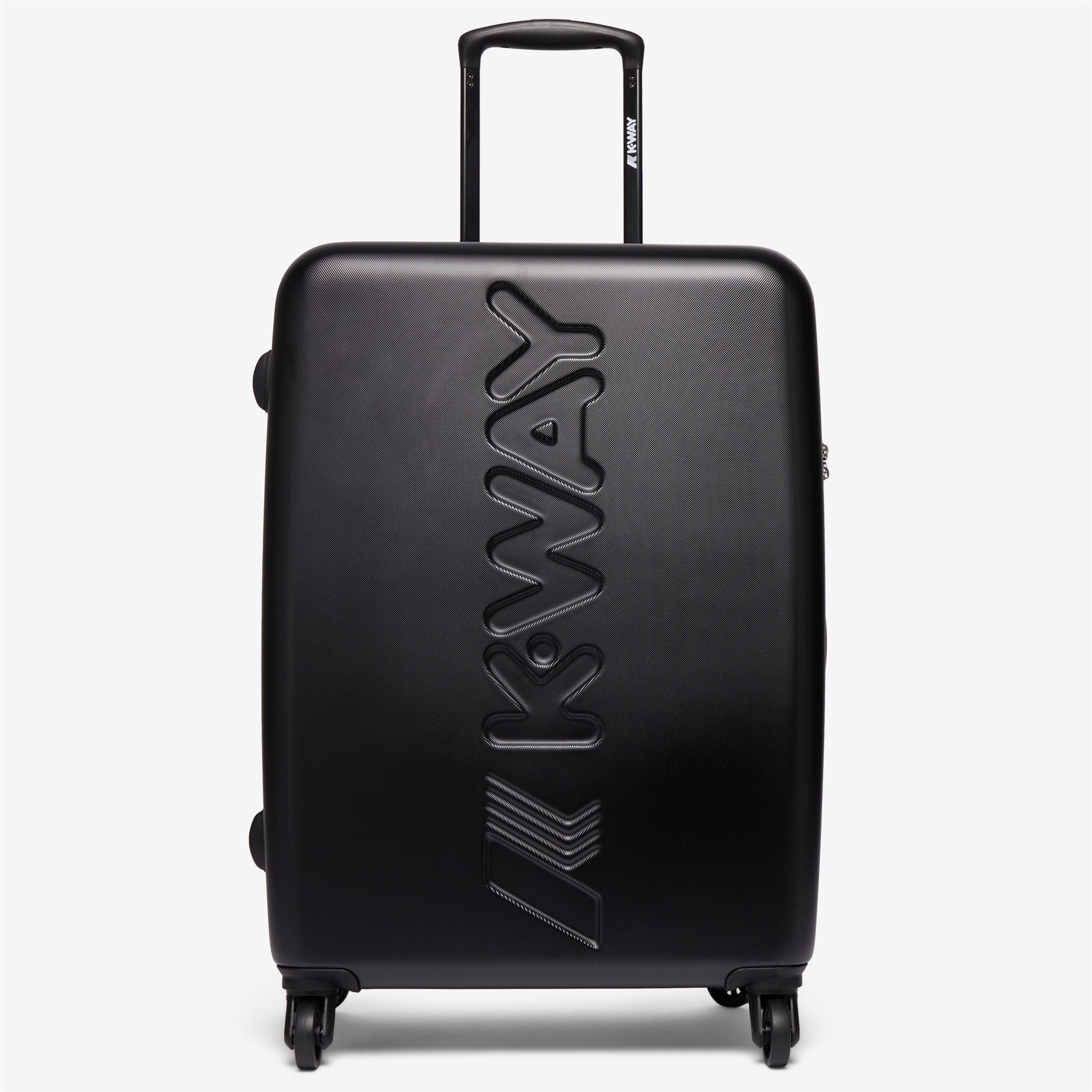 K-Way 8AKK1G02L01 K-Air Medium Trolley - Luggage Bags - Trolley - Unisex - Black Pure-Green Blackish