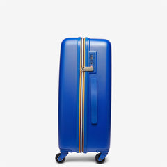 K-Way 8AKK1G02L05 K-Air Medium Trolley - Luggage Bags - Trolley - Unisex - Blue Royal Marine-Green Blackish