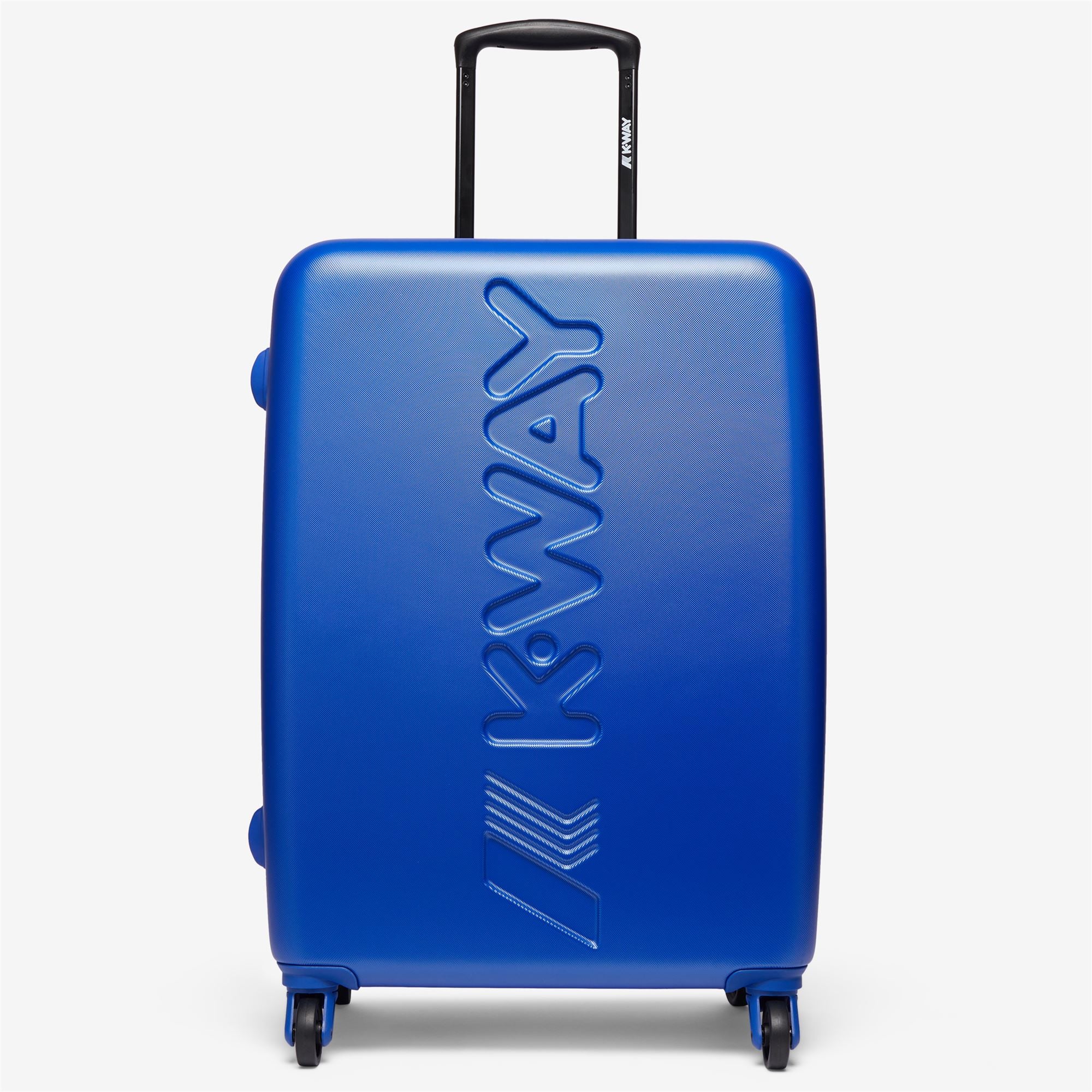 K-Way 8AKK1G02L05 K-Air Medium Trolley - Luggage Bags - Trolley - Unisex - Blue Royal Marine-Green Blackish