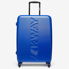 K-Way 8AKK1G02L05 K-Air Medium Trolley - Luggage Bags - Trolley - Unisex - Blue Royal Marine-Green Blackish