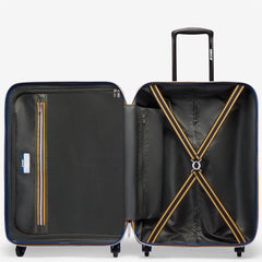 K-Way 8AKK1G02L09 K-Air Medium Trolley - Luggage Bags - Trolley - Unisex - Blue Deep-Green Blackish