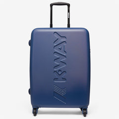 K-Way 8AKK1G02L09 K-Air Medium Trolley - Luggage Bags - Trolley - Unisex - Blue Deep-Green Blackish