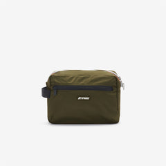 K-Way K4127TW-WMR Demu - Small Accessories - Beauty Case - Unisex - Green Blackish