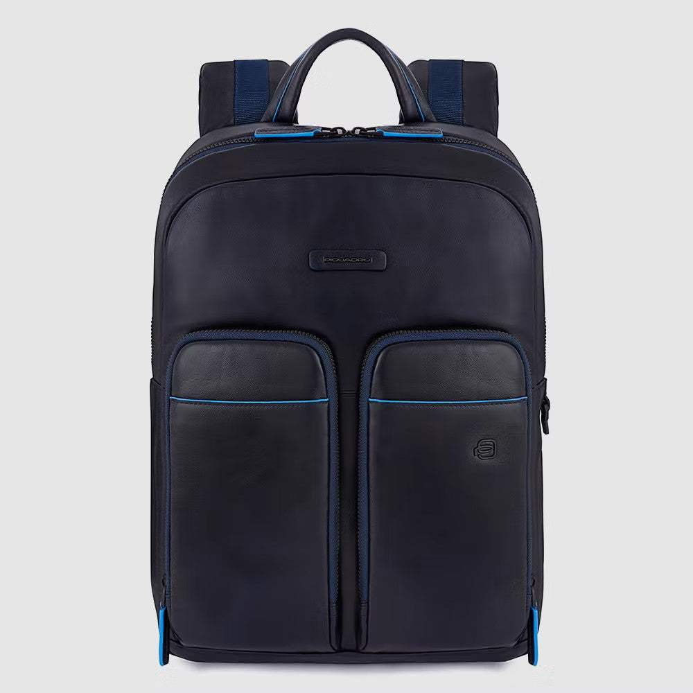 Piquadro CA5575B2V/BKBL Zaino Porta Computer E Porta Ipad® Con Blu Notte