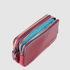 Piquadro AC5187B2R/R Pochette A Due Scomparti Rosso