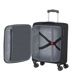 American Tourister 138993-1465 HYPERSPEED SPINNER 55/20 TSA JET BLACK