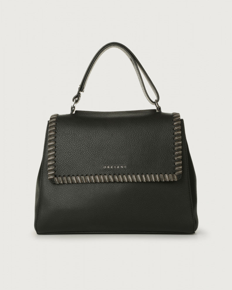 Orciani Borsa a spalla media Sveva Chain in pelle B02006 CHA-001