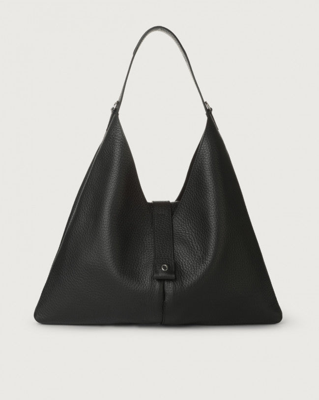 Orciani B02136SOF-NER Borsa Vita Soft A Spalla Con Tracolla Nero