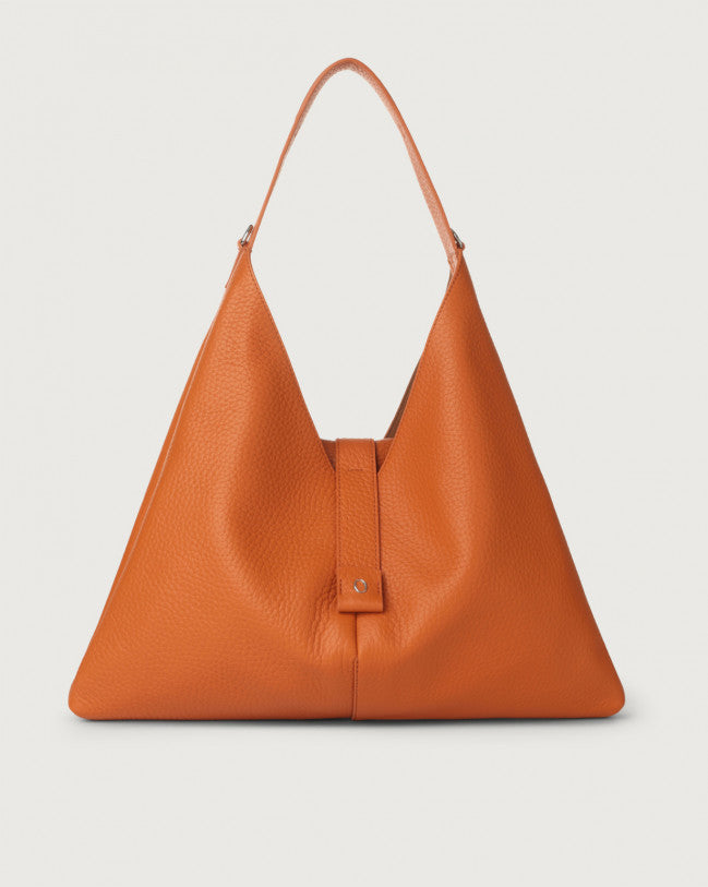 Orciani B02136SOF-NES Borsa Vita Soft A Spalla Con Tracolla Nespola