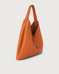 Orciani B02136SOF-NES Borsa Vita Soft A Spalla Con Tracolla Nespola
