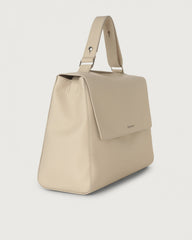 Orciani BT1979SOF-AVR Borsa A Spalla Grande Sveva Soft In Pelle Con Tracolla Avorio
