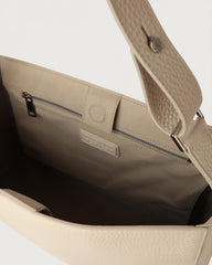 Orciani BT1979SOF-AVR Borsa A Spalla Grande Sveva Soft In Pelle Con Tracolla Avorio