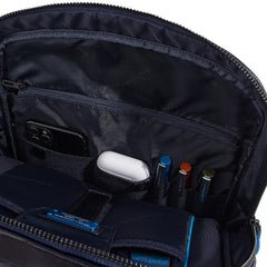 Piquadro CA5575B2V/BKBL Zaino Porta Computer E Porta Ipad® Con Blu Notte