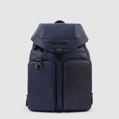 Piquadro CA5987S123/BLU Zaino Porta Computer 14" Con Cinghia Pettorale Blu Notte