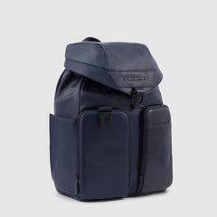 Piquadro CA5987S123/BLU Zaino Porta Computer 14" Con Cinghia Pettorale Blu Notte