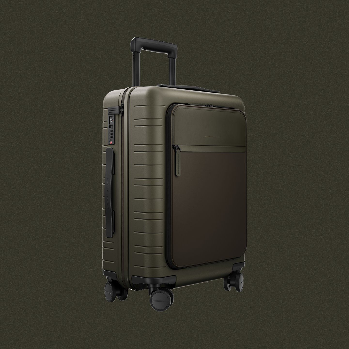 Horizn Studios M5 trolley bagaglio a mano colore verde oliva LG117231803CH00501U